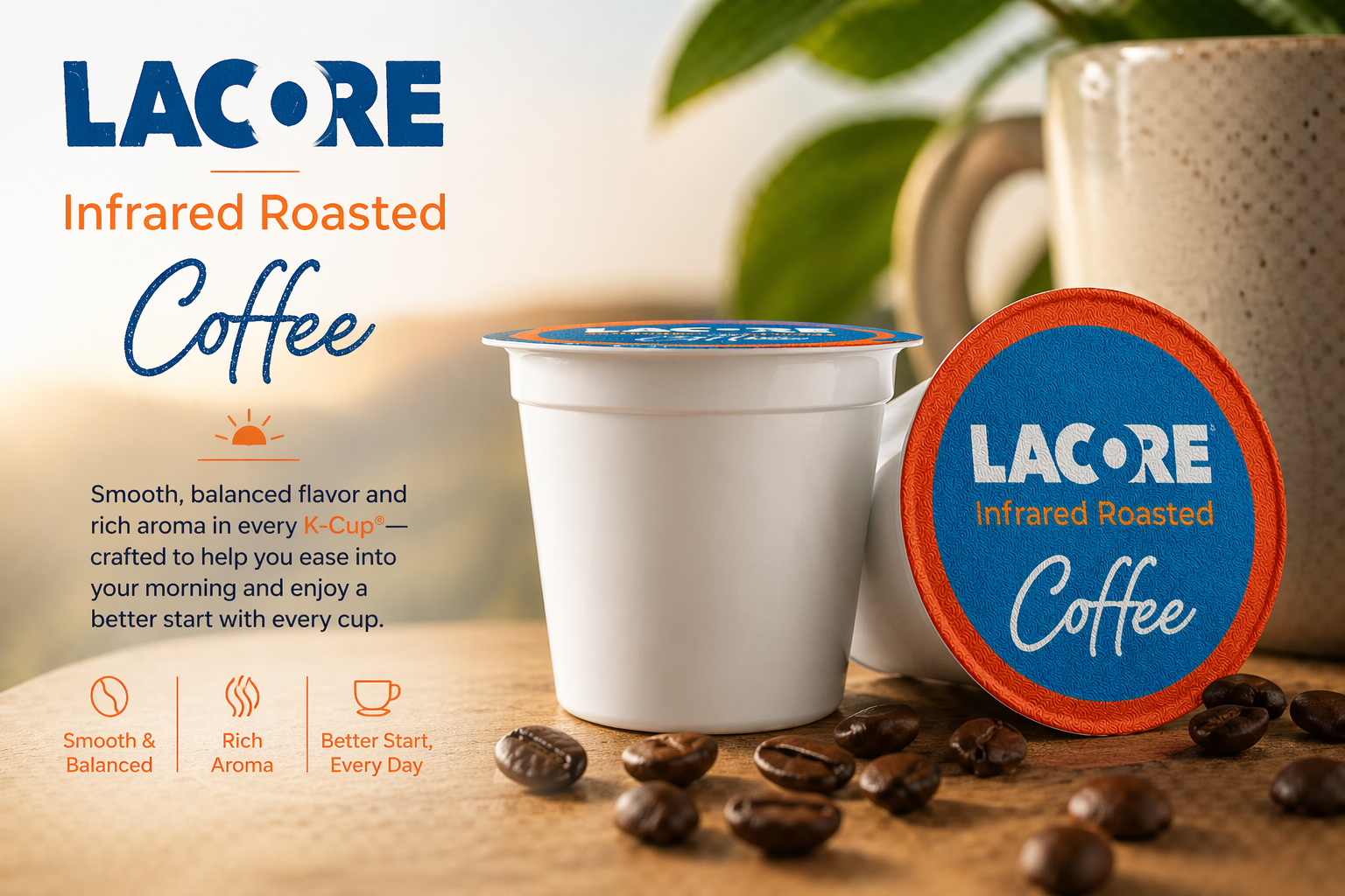 LaCore Infrared Roasted Coffee K-Cup